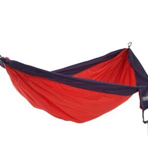 ENO SingleNest Hammock 9’4”x4’7” Red Navy Blue NWT Lightweight Durable 400-lb